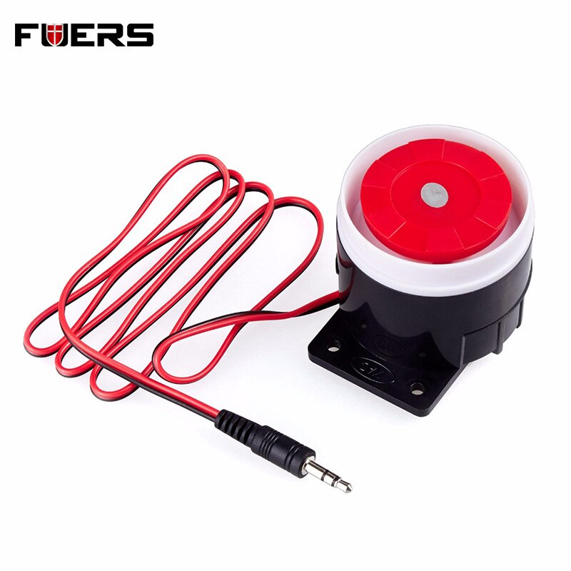 FUERS PG106 WIFI GSM 2G 3G DIY Alarm Kit Drahtlose Pir-bewegungsmelder Tür Sensor Indoor Outdoor Sirene WIFI Kamera Alarm System: Wired indoor siren
