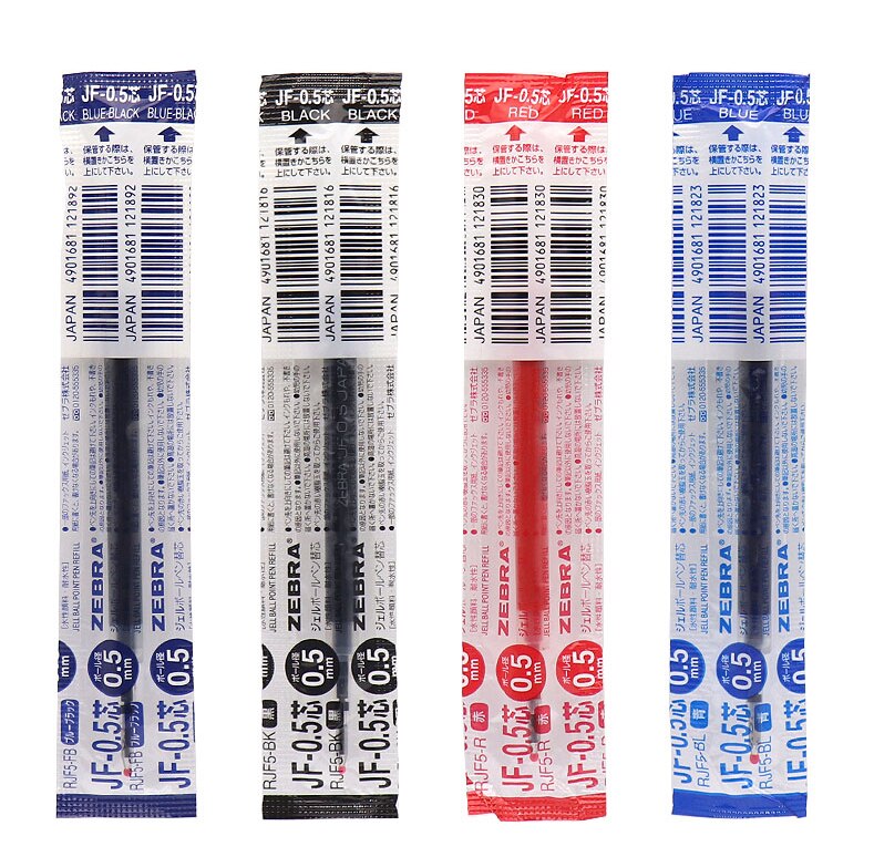 Zebra Jf 0.5 JF-0.5 Gel Inkt Roller Vullingen Pak Voor Sarasa JJ15 Pen 10 Stks/partij