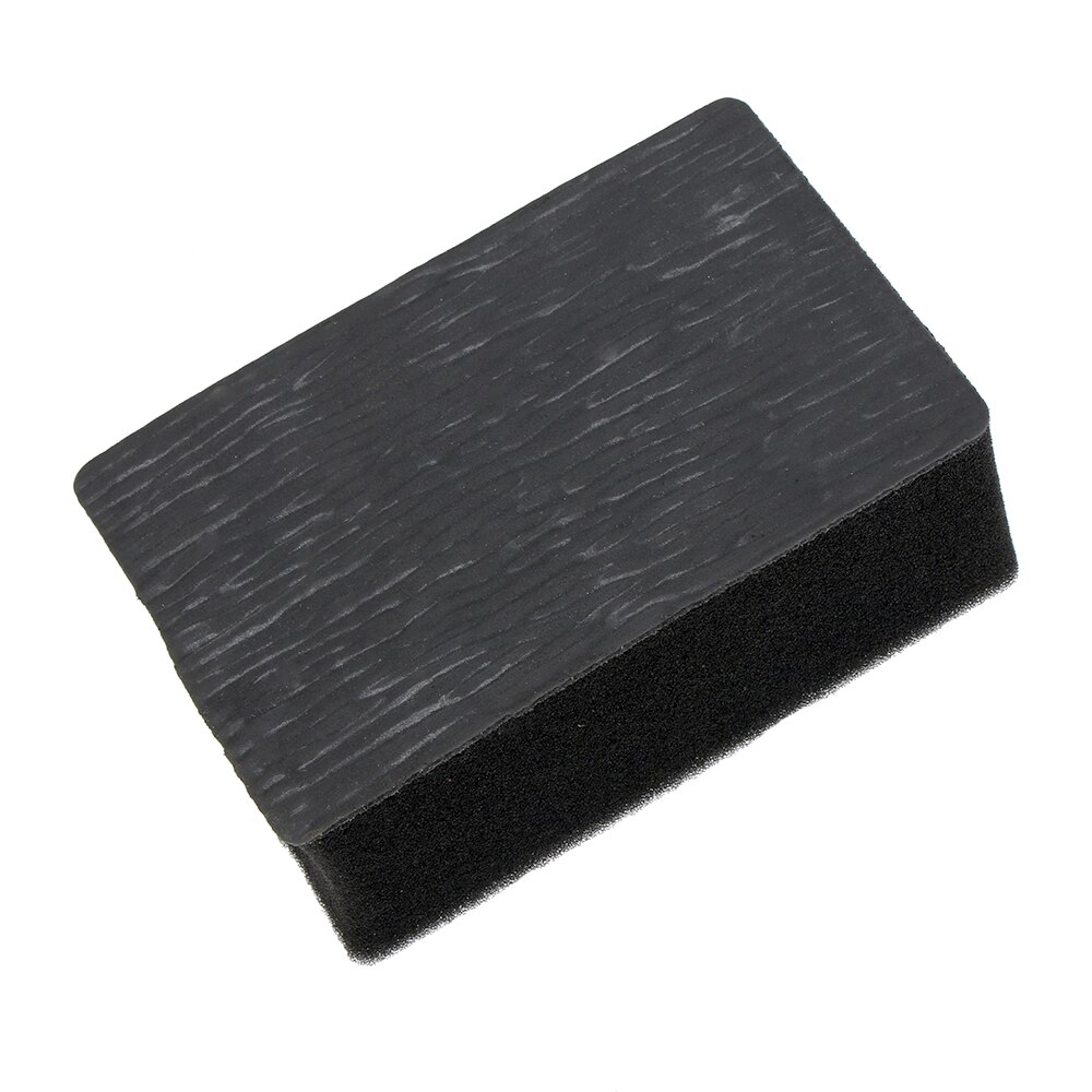Auto magie klei bar pad spons blok detailing wassen reiniger waxen polijsten reiniging gum wax auto's onderhoud gereedschap: Zwart -1pc