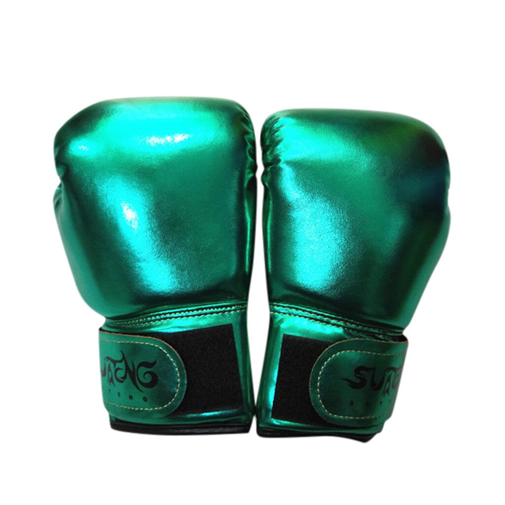 Children Boxing Gloves Children Solid Boxing Gloves Kickboxing Punching Bag Training Fight Age 3-10 Kickboxing Punching Bag: Green