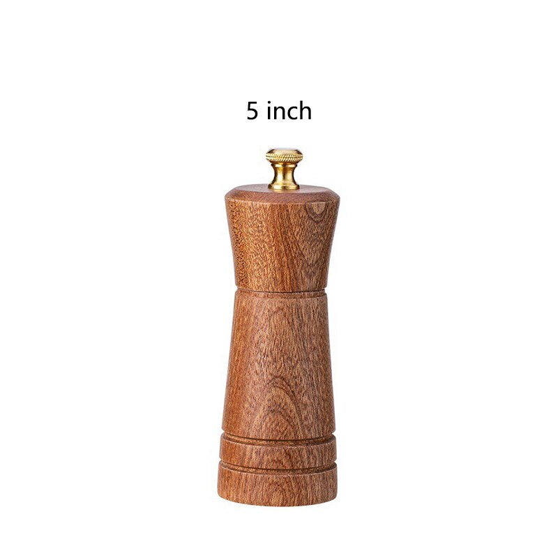 Molinillo Manual de madera de ébano, molinillo de pimienta, molinillo clásico de pimienta, accesorios de cocina: Size1