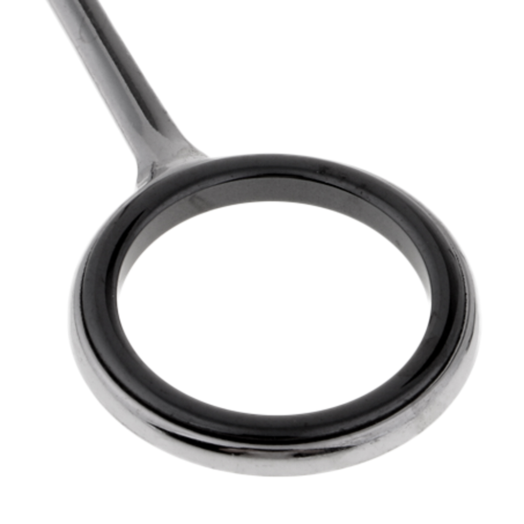 8 Pieces Fishing Rod Guides Tip Ring Spinning Telescopic Surf Casting Rod Guides 2mm 3.5mm 5.5mm 8.8mm 19.3mm Fishing Accessory