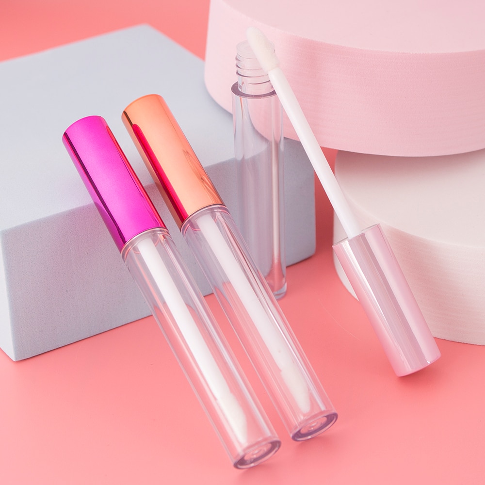 Mini Lege Lipgloss Tubes Containers Clear Hervulbare Lippenbalsem Flessen Met Rubber Inzetstukken Diy Cosmetica Make Up Tools 2.5ml