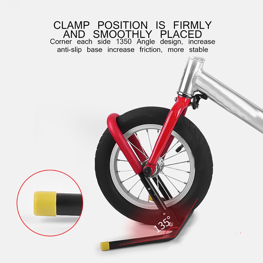 Bike Storage Children Balance Car Parking Stand Push Bicycle Accessories For 10-14 Inch Wheel Floor Parking Stand Toddler Push