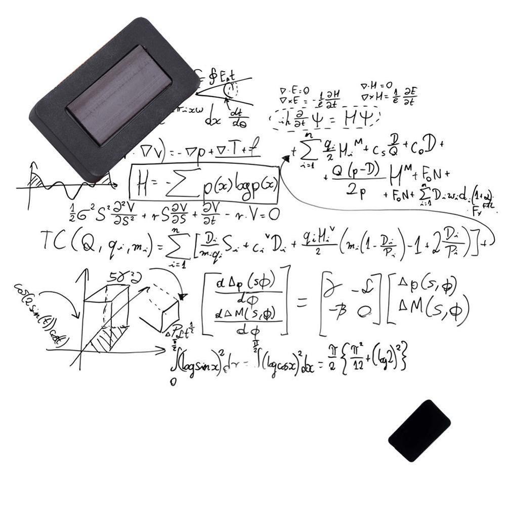 Magnetic Blackboard Chalkboard Whiteboard Eraser Cleaner Dry Wipe Marker Pen Duster Black Chalk Board