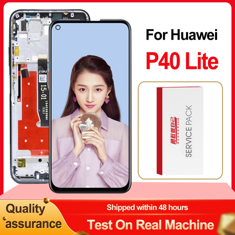 Original 6.4'' For Huawei P40 Lite JNY-L21A JNY-L01A LCD Display Touch Screen Digitizer Assembly For Nova 6 SE JNY-AL10 JNY-TL10
