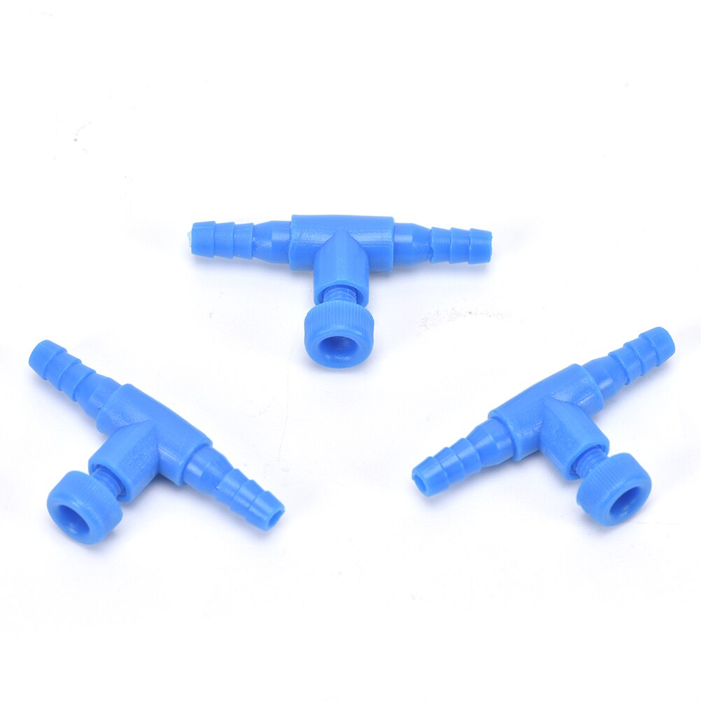 3/10pc aquarium luchtleiding slang buis instelbare connector pomp stroomregelkleppen schakelaar kraan 4*6mm slang luchtpijp