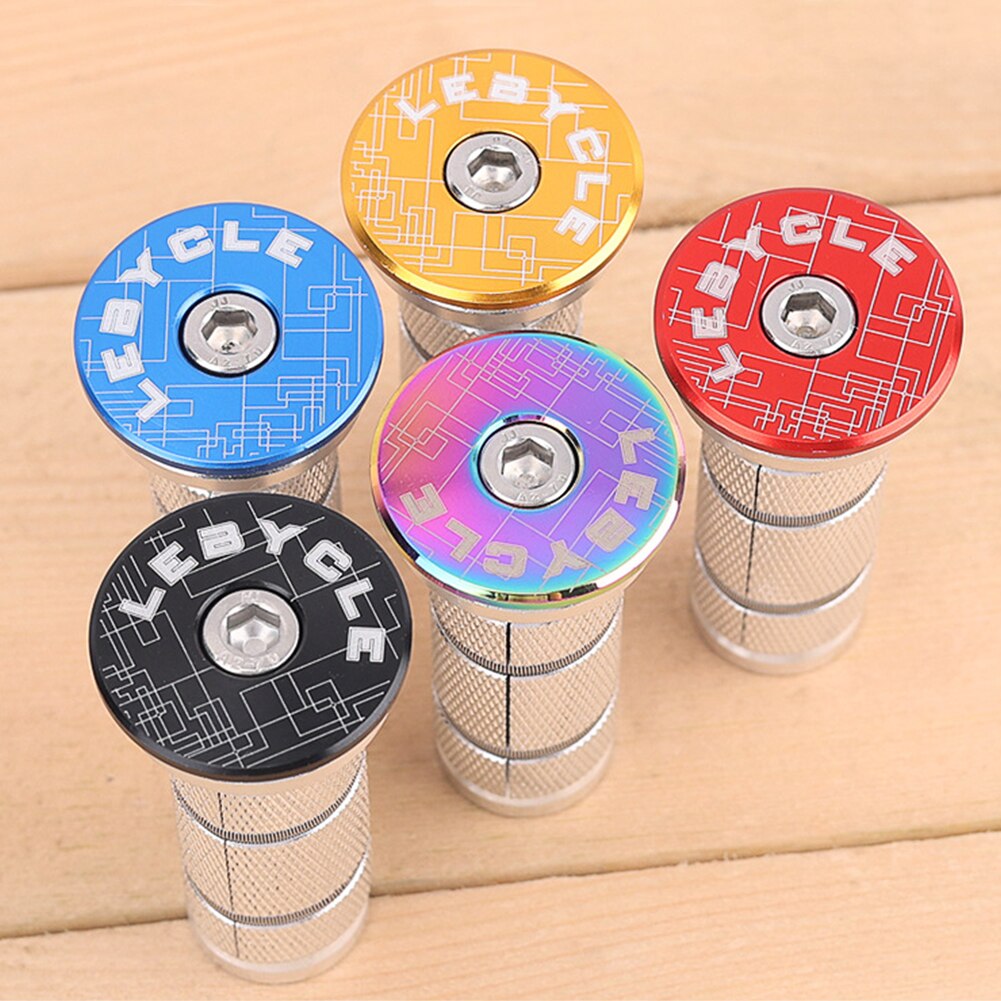 Aluminum Alloy Bike Expander Stem Top Cap Compression Plug Star Nut Mountain Road Bike Expansion Bicycle Front Fork Steerer
