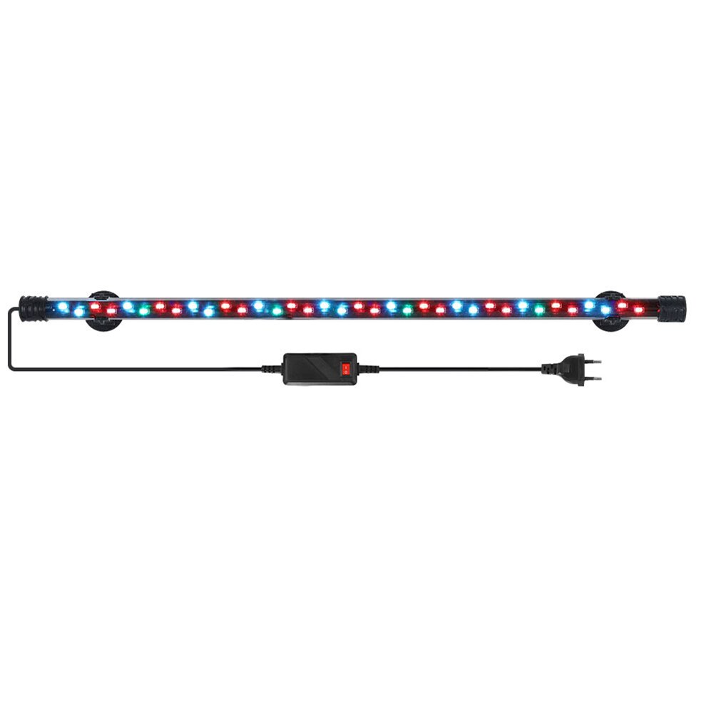 Dompelpompen Verlichting Aquarium Onderwater Verhelderende Waterdichte Hoge Helderheid Led Verlichting Landschapsarchitectuur Aquarium Lamp: EU Plug 12W 58cm