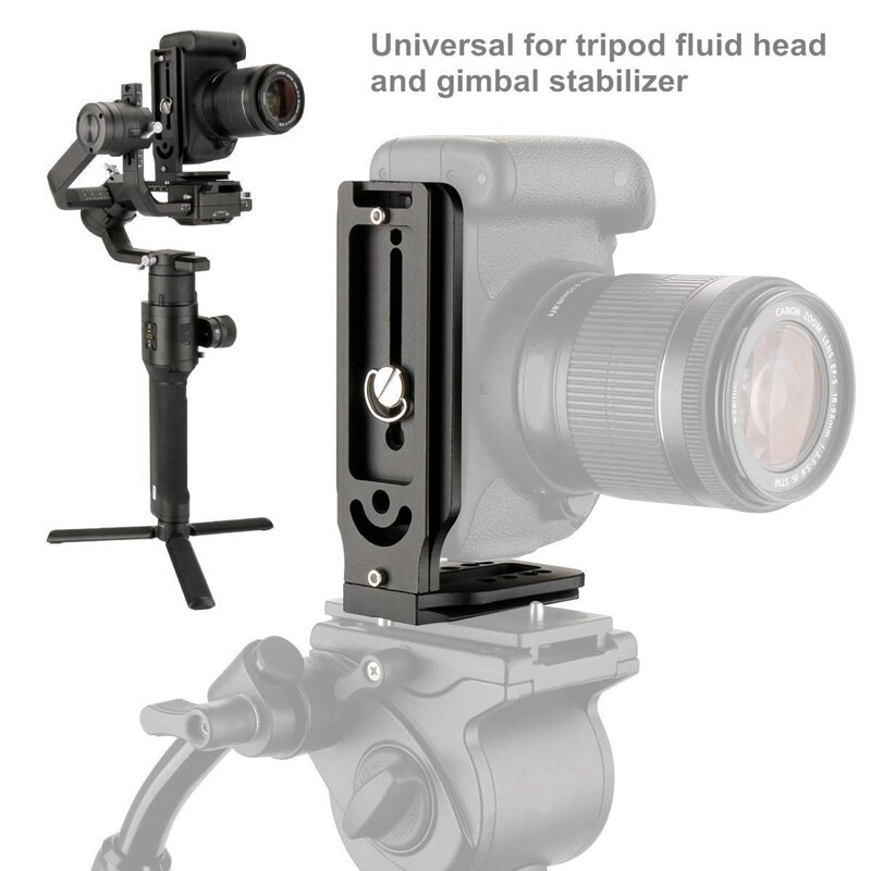 Universal Camera L Bracket Quick Release L Plate 1/4 Inch Screw Swiss Vertical Video &amp; Photography Reflector Holder Clip