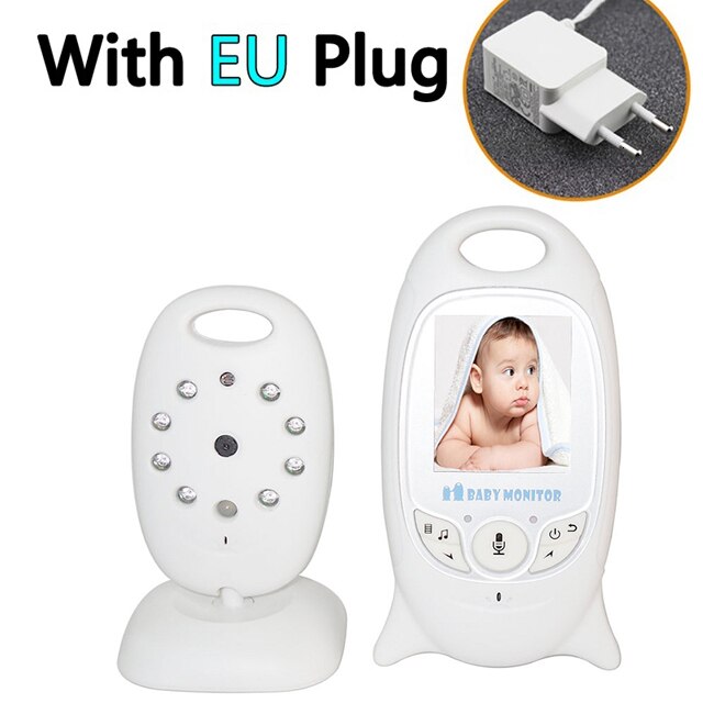 Vb601 2,4g Säugling Krankenschwester Orgel kabellos Video Baby Monitor Sicherheit Kamera 2 Weg Sprechen NightVision LED Temperatur Überwachung: EU Stecker