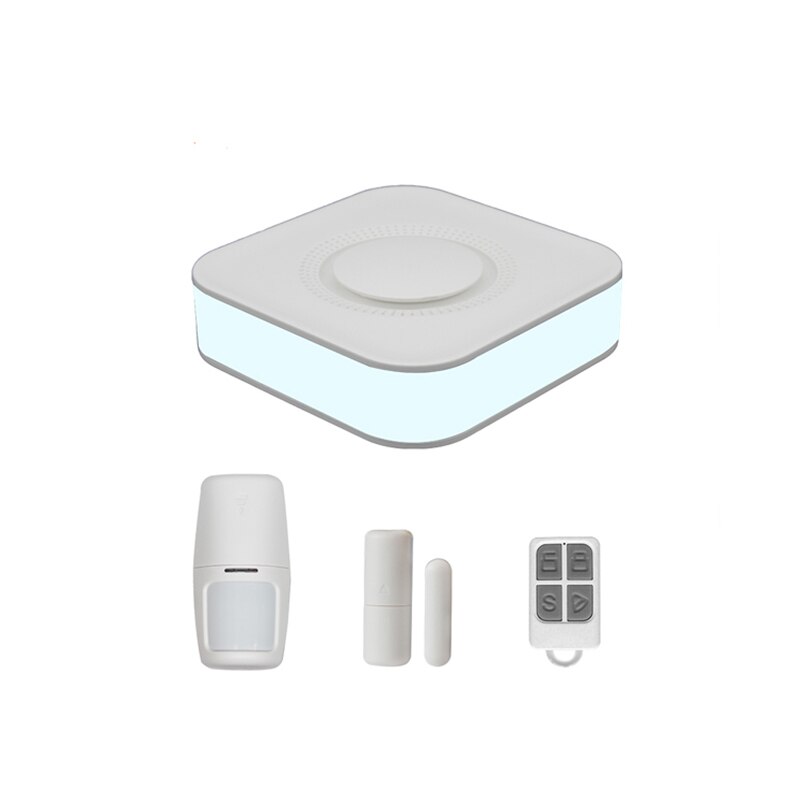 Billig tuya wifi kun hjemmealarm sikkerhed smart system med lys og anti-sabotage funktion