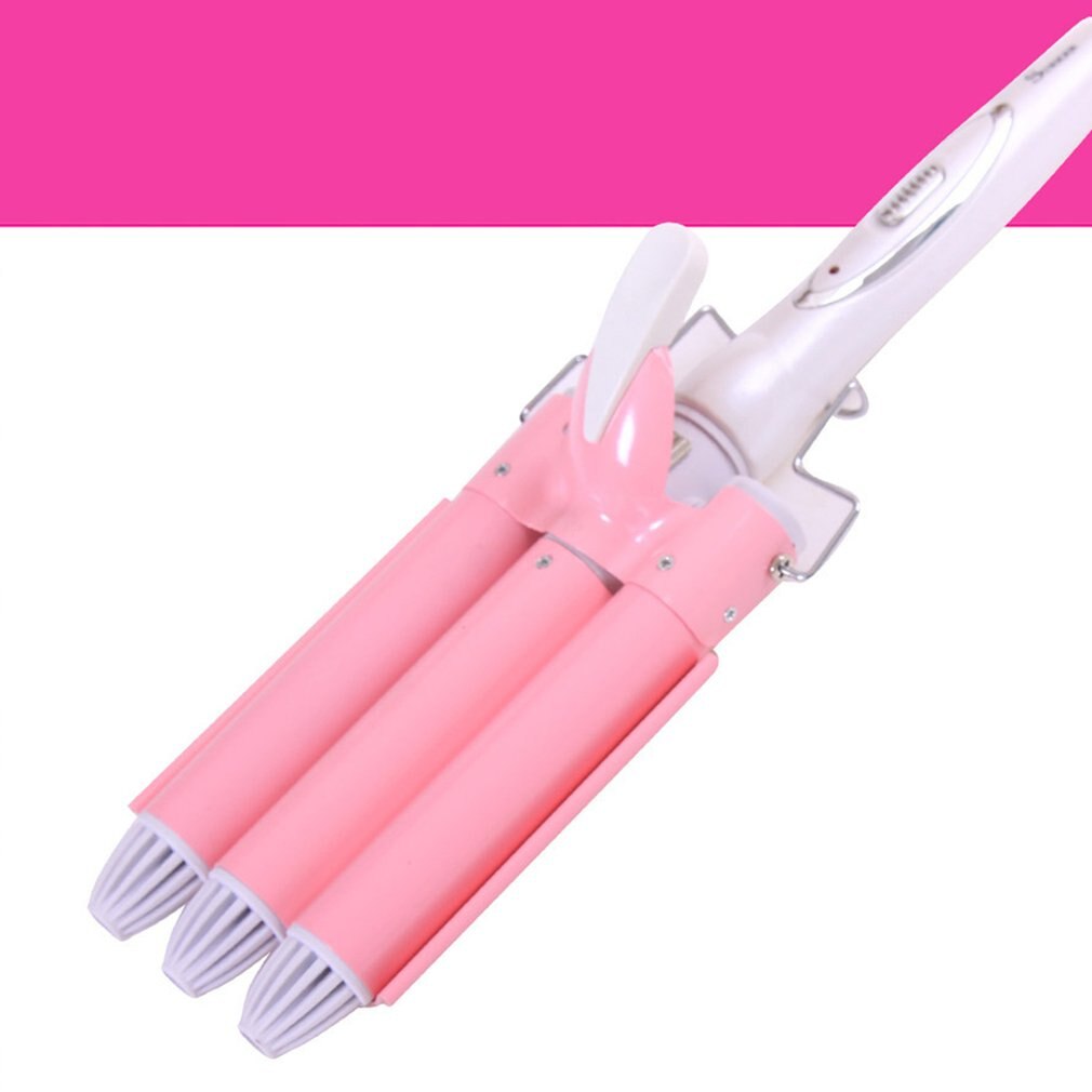 Jd-016 Three Stick Curlers Egg Roll Head 3 Tube Ceramic Curling Iron Gold Ceramic Curling Iron