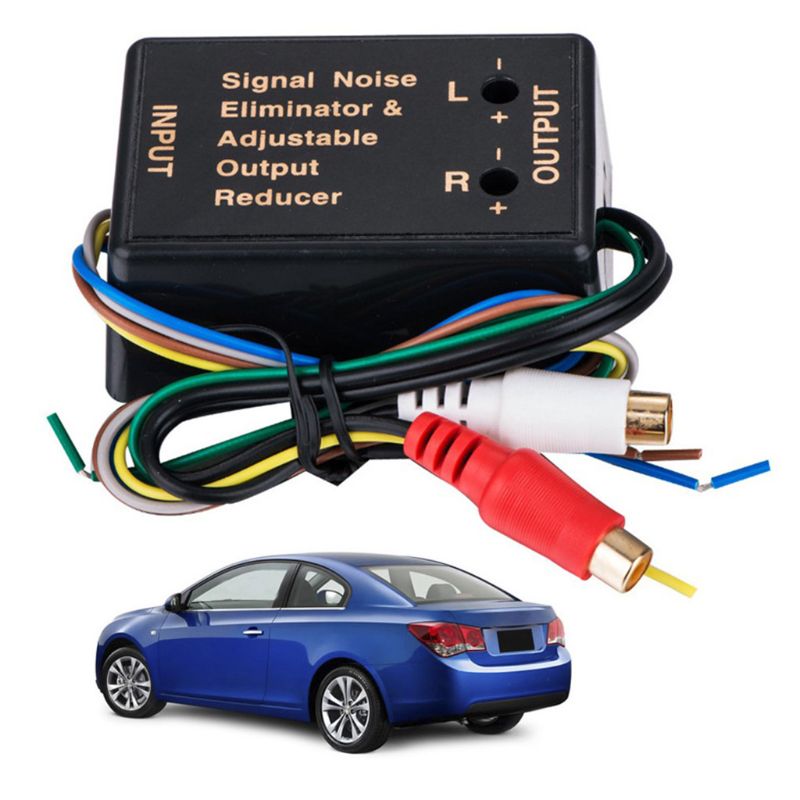 Amplificador de coche, bajo, alta frecuencia a baja frecuencia, convertidor, RCA, Control de nivel
