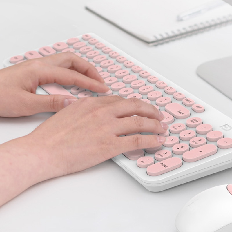 Bezprzewodowa Klawiatura i Mysz Gamingowa Combo - 1500 DPI - Połączenie Bezprzewodowe 2.4GHz - Ergonomiczny Design