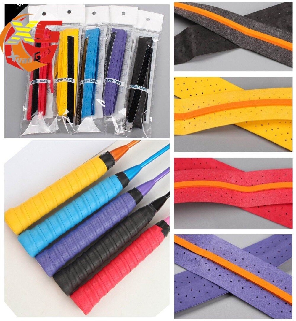 10pcs Tennis Badminton Racket Overgrips Anti-slip Zweet tape Geabsorbeerd Racket OverGrip Vissen Skidproof Zweet Band grip