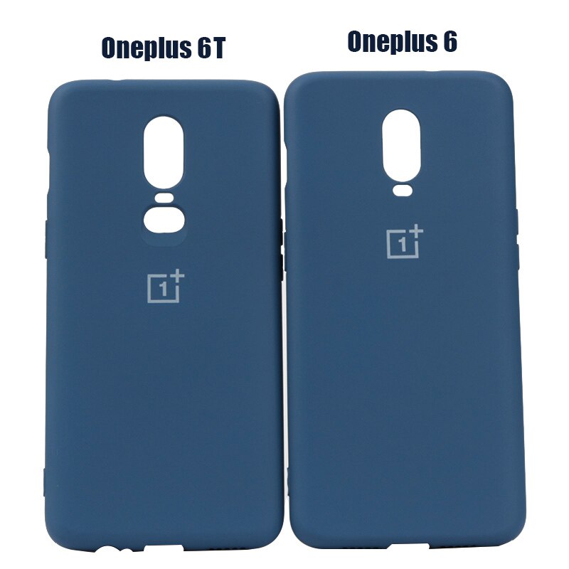 Oneplus 6 6T Case Original Official Silicone Soft Ultrathin Shockproof Full Protective Cover Oneplus One Plus 6 6T Case