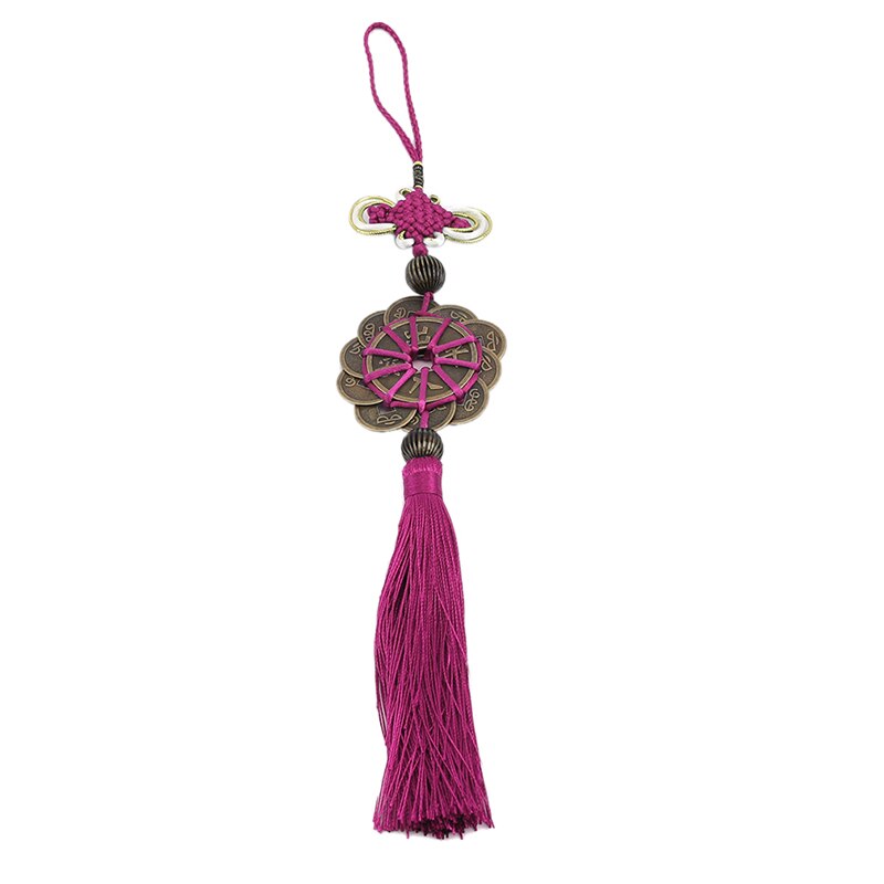 Artisanat chinois noeud gland pendentif artisanat National décoration de la maison salon pendentif glands noeuds chinois: purple