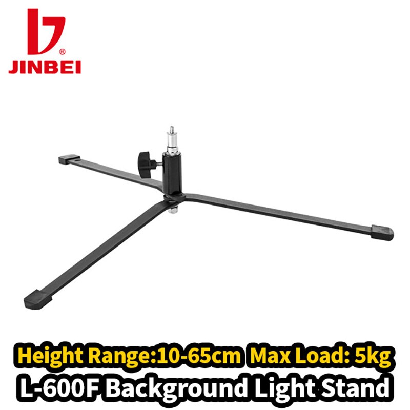JINBEI – support de lumière à double usage, pour photographie, vidéo en direct, lumière de fond au sol, L-600F