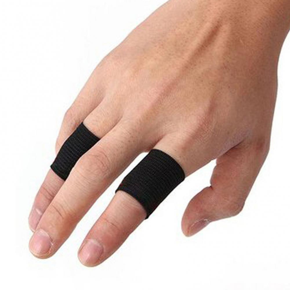 10Pcs Stretchy Finger Protector Sleeve Support Arthritis Sport Aid Guard Band Fishing Stripping Guards Anti Scratch Accessory