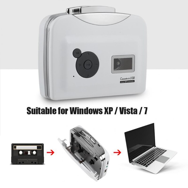 from Tapes to Mp3 Cassette to MP3 Converter Easy to Operate Music Player