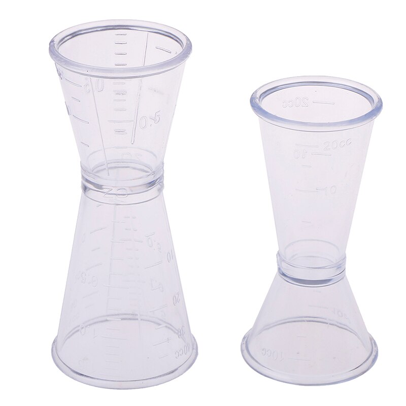 20/40ml transparent harts bar vin cocktail shaker jigger dubbel shot kort drink mixer vin mätare kopp bar tillbehör