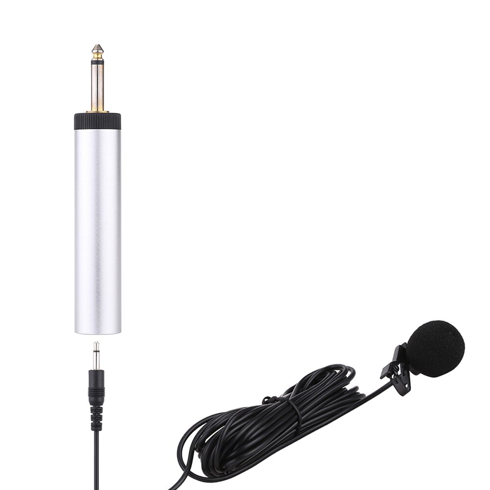 Mini Portable Wired Electric Condenser Lapel Clip-on Musical Instrument Mic Microphone for Guitar Sax Trumpet Violin Piano