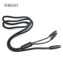 Y-splitter sladd kabel 1 in 2 kabel för vlcd 6+ xh -18 instrument modifiering för tongsheng middive motor tsdz -2 tillbehör