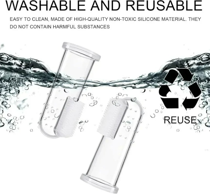 Cepillo de dientes de silicona para mascotas, cuidado Dental para perros y gatos, aliento malo, limpieza de dientes de sarro, suministros para mascotas de gel de sílice para el hogar