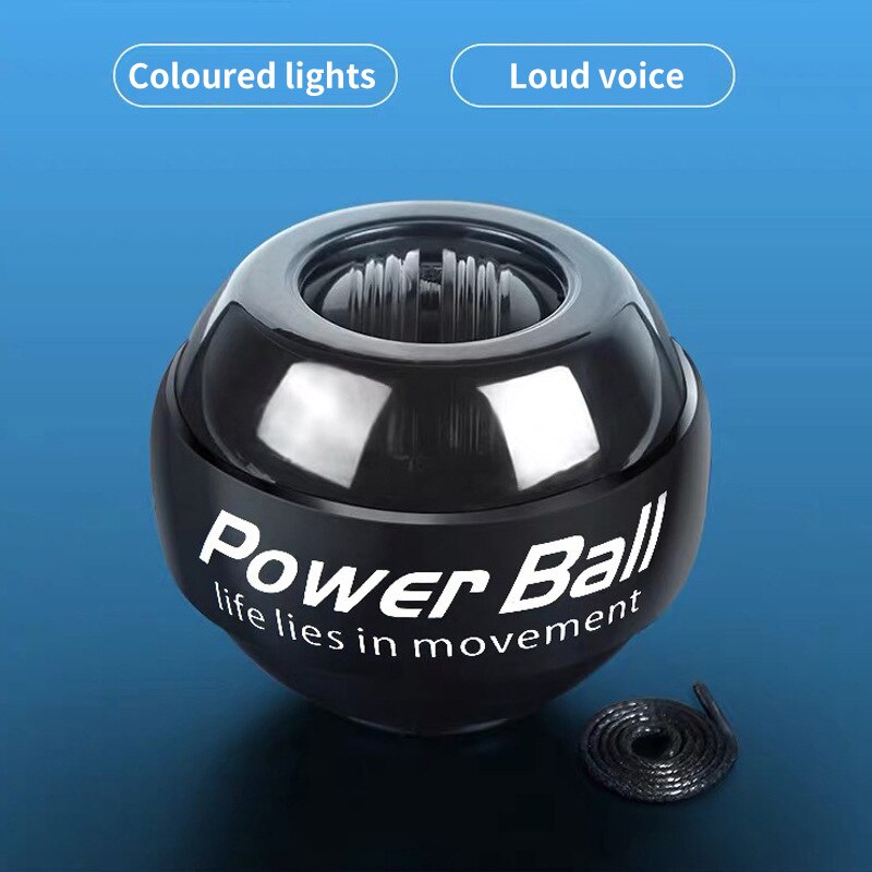 Bola de pulso led trainer gyroscope strengener gyro power ball braço exercitador powerball exercício máquina fitness pulso suprimentos
