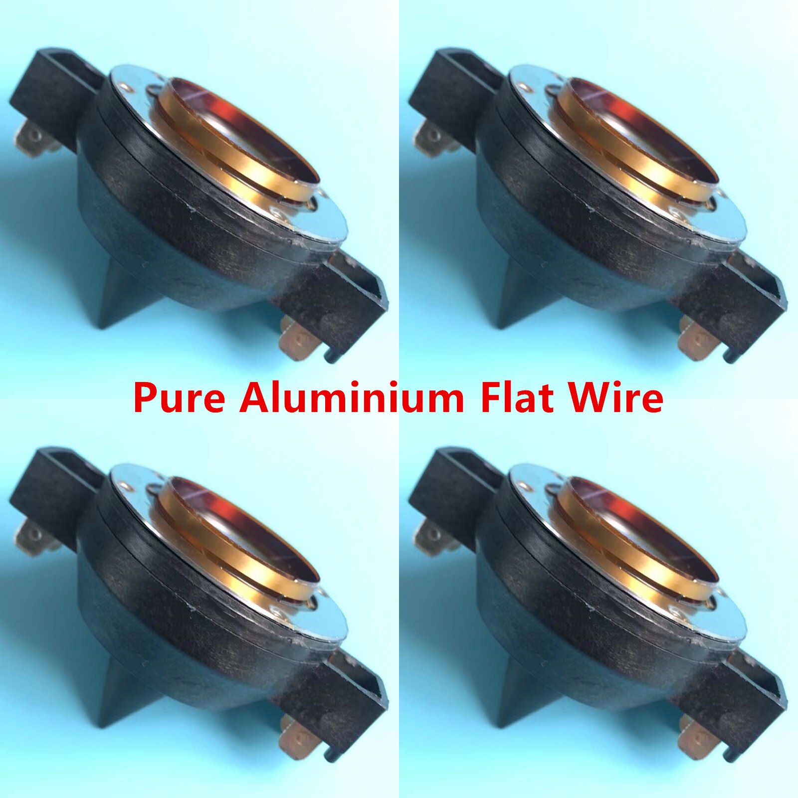 4pcs/ set Aftermarket EV32 EV Diaphragm DH2010 DH3 2010A S1202ER, SH1502ER, SH1502, SH1512, S152, S1803ER - Electro Voice: Aluminium Flat Wire
