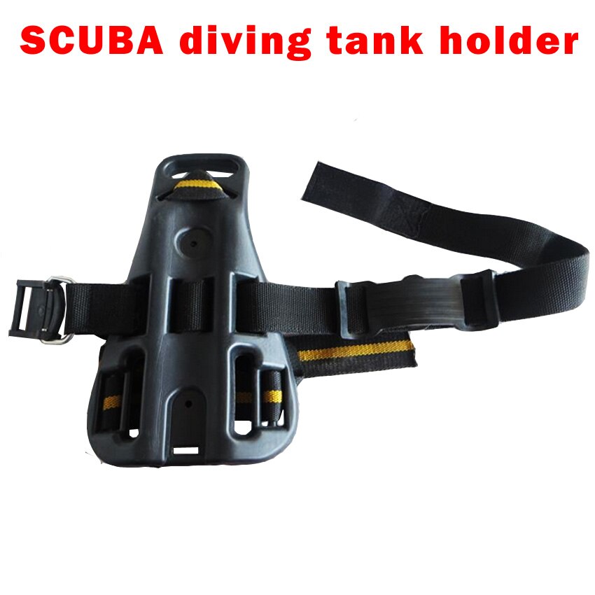 Dive tank plate cylinder holder Tank Harness Backpack Back Plate Pack SCUBA Straps tank holder black color tank belt