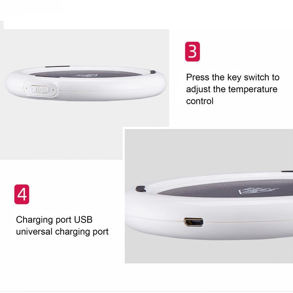 Verwarming Cup Mat Usb Constante Temperatuur Verwarming 55 Graden Celsius Draagbare Water Melk Koffie Mok Heater Warmer Voor Home Office