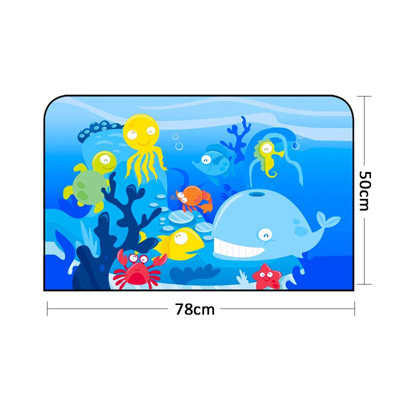 Cortina de protección UV magnética, cubierta Universal para parasol de coche, cortina, ventana lateral, cubierta parasol para bebés y niños, estilo de coche de dibujos animados: Marfíl