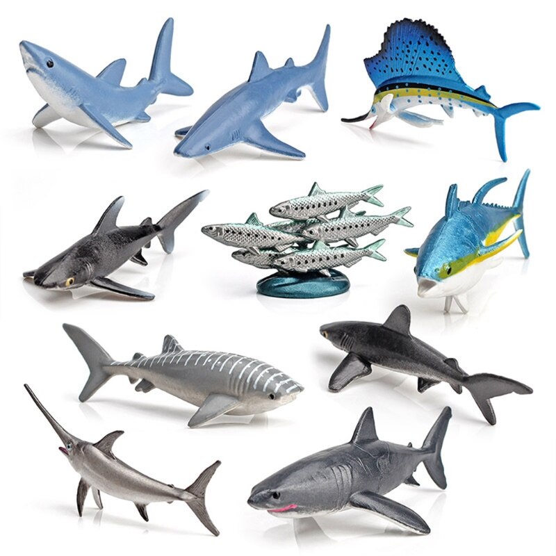 40JC Science Toys animali oceanici realistici per bambini/adulti allevia i rifornimenti di Stress giocattolo divertente in PVC con materiale pregiato