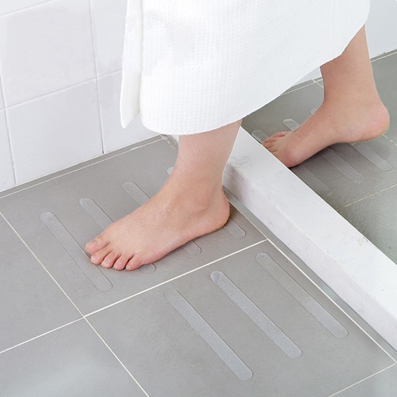 Bath Anti Slip Strips Non Slip Shower Strips Stickers for Bathtubs Flooring Safety Tape Mat Pad Bathroom Accessories