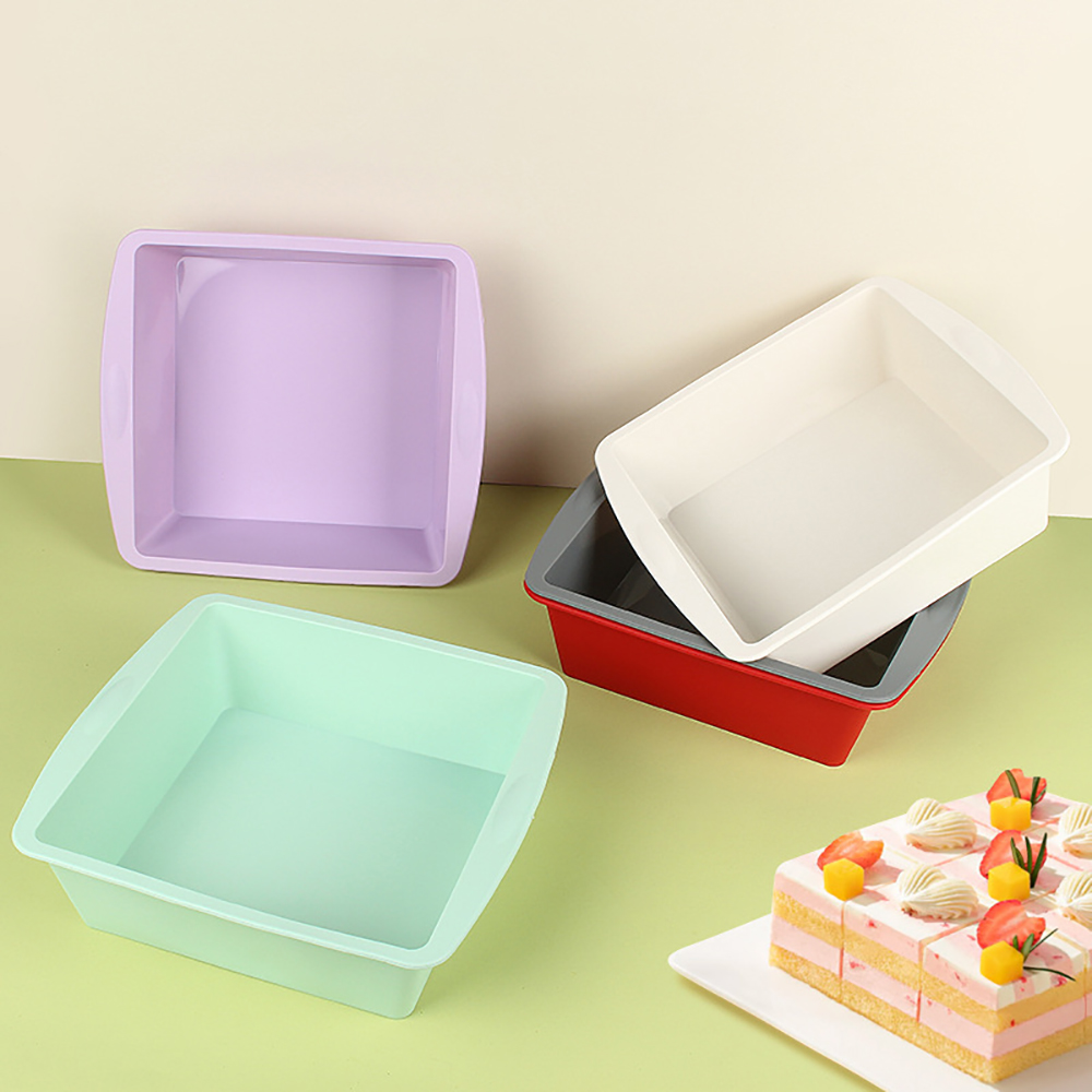 Vierkante Siliconen Bakplaat Voor Thuis Bakken Diy Cakevorm Met Gemakkelijke Sloop Bakvorm