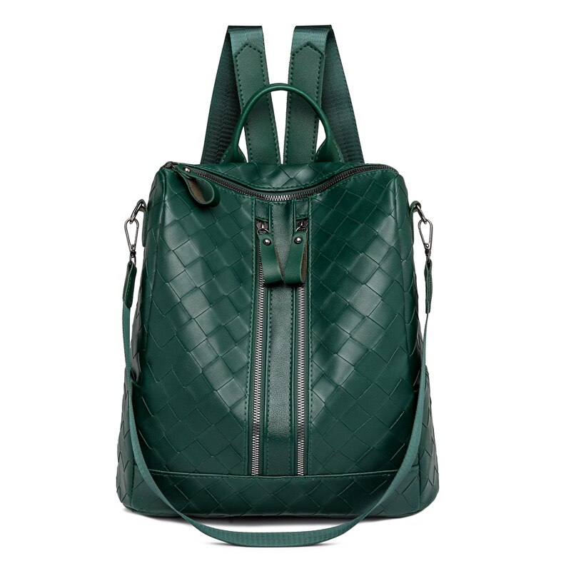 Rugzak Vrouwen Koreaanse Stijl Echt Schouders Schooltas Toevallige Rugzak Rugzak Voor Tiener Meisjes Reistas: Green