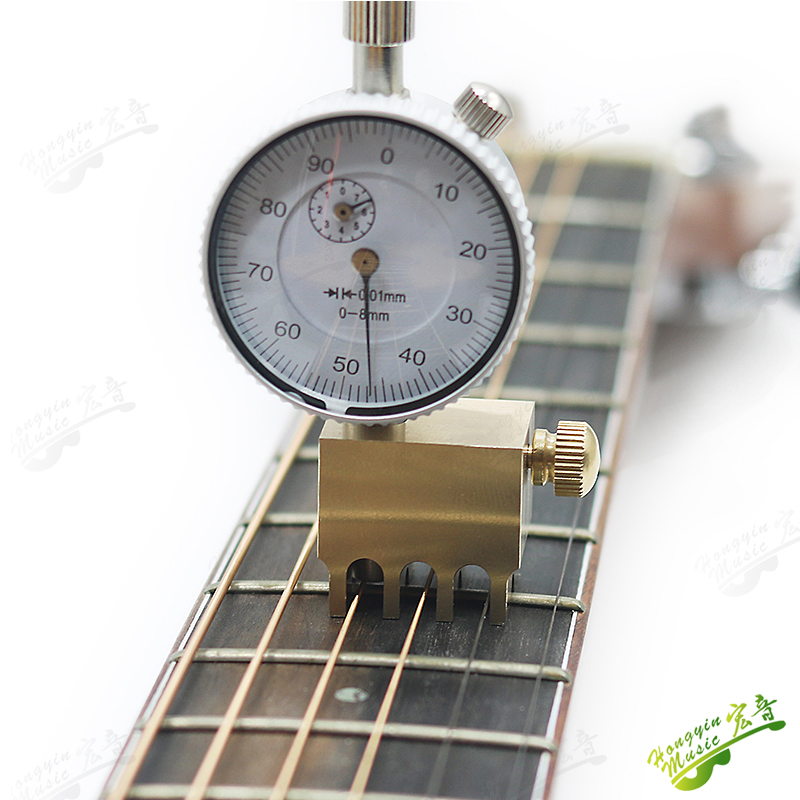 Cuerda de guitarra de baquelita popular, regla de distancia, medición de altura, medidor de dial, herramientas de mantenimiento de instrumentos hechas a mano para estudio