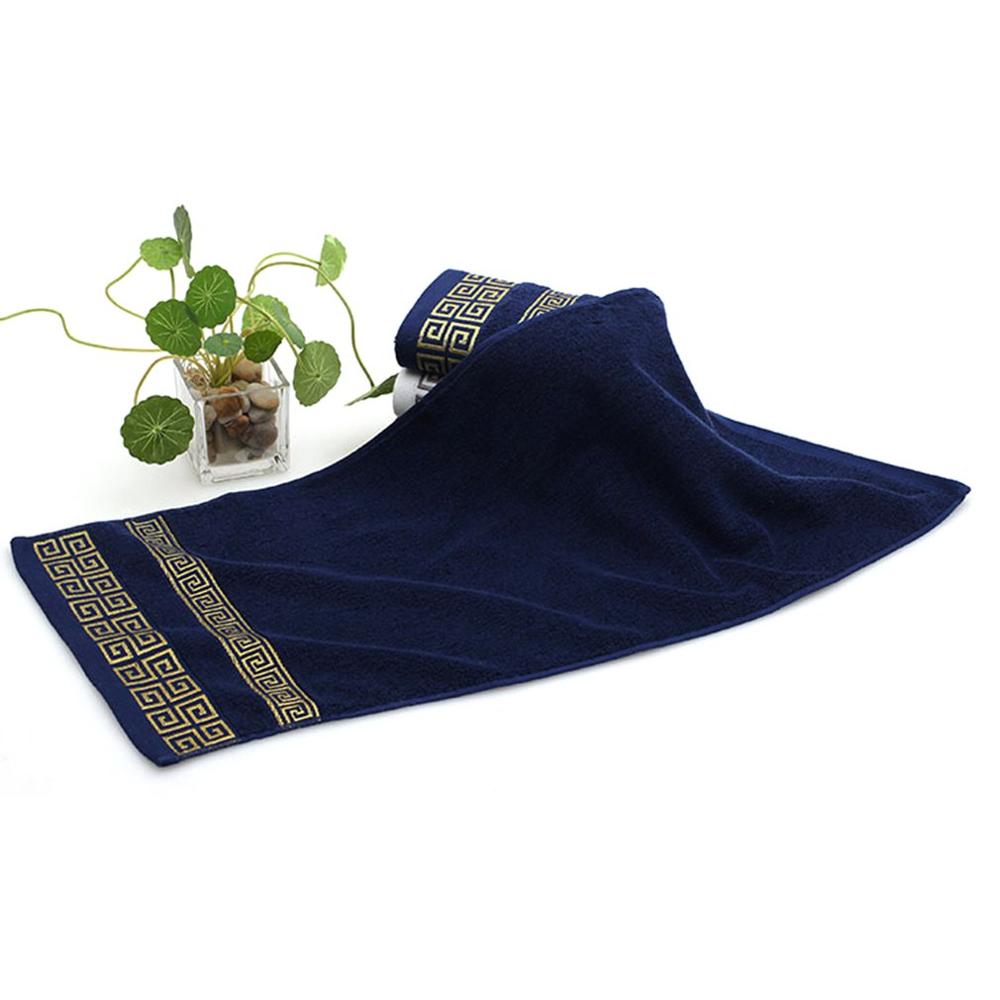 Cotton Towel High-Grade Plain Xinjiang Cotton Worsted Thick Absorbent Dark Face Towel Pure Cotton Siege Bath Towel: Default Title