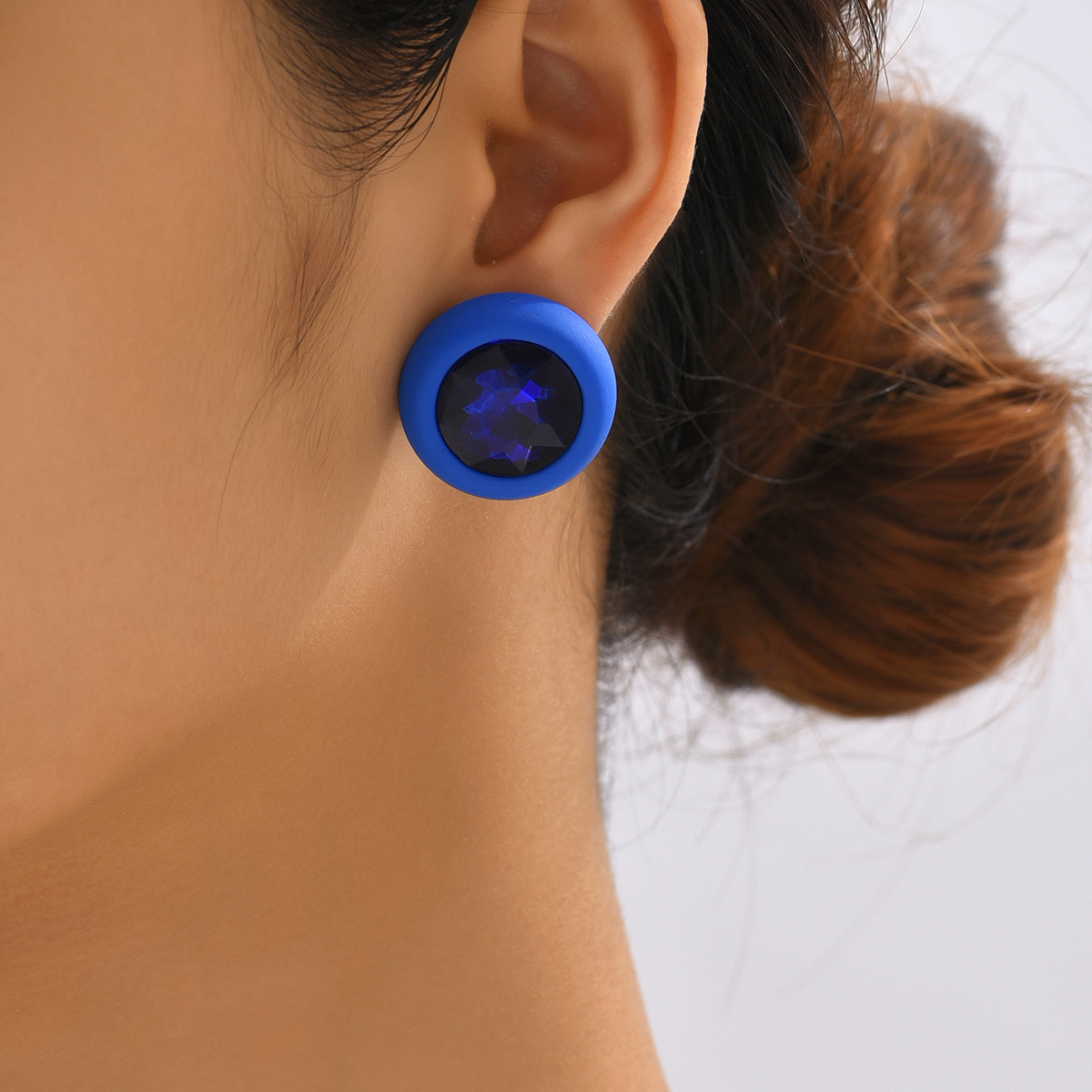 Strass oorbellen voor vrouwen vierkante oorknopjes pendientes 2023 trend geometrische kantoor feestcadeau mode-sieraden: Antiek Zilver