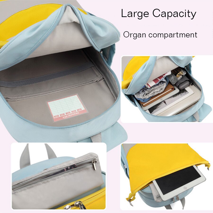 Macarons orthopedische schooltassen voor meisjes, kinderen, effen schooltassen, rugzakken voor basisschoolleerlingen, groep 1-3-5 , kinderen, patroontassen