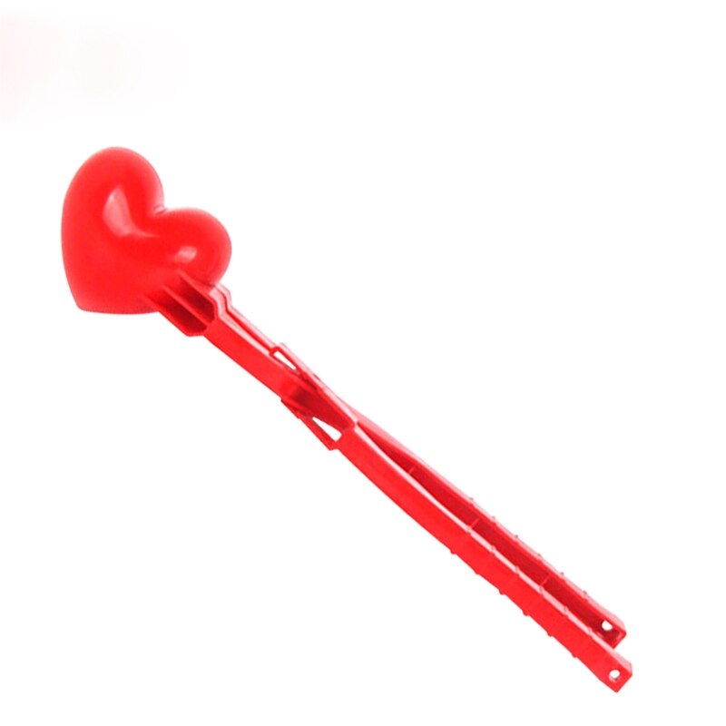 Hartvorm Sneeuw Sneeuwbal Maker Clip Maker Sneeuw Zand Mold Tool Winter Kids Kind Gxmb