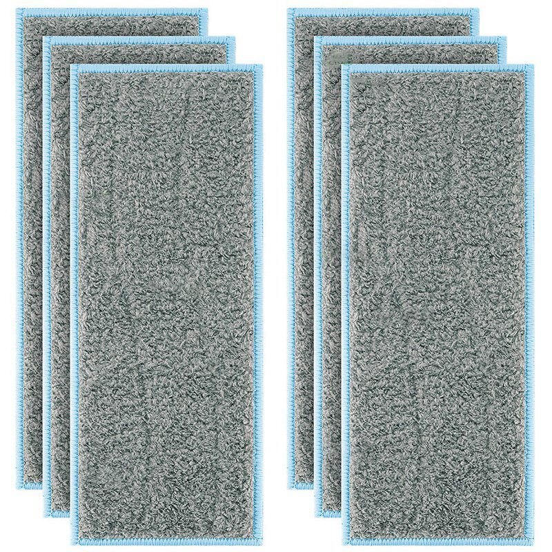 6 Pack Wasbare Nat Dweilen Pads Vervanging Compatibel Voor Irobot Braava Jet M6: Default Title