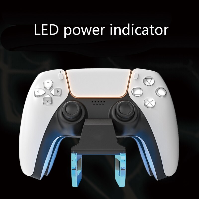 Dualsense Dock Cradle Laadstation Compatibel W/PS5 Draadloze Controller Dual Charger Met Led Indicator Usb Lading