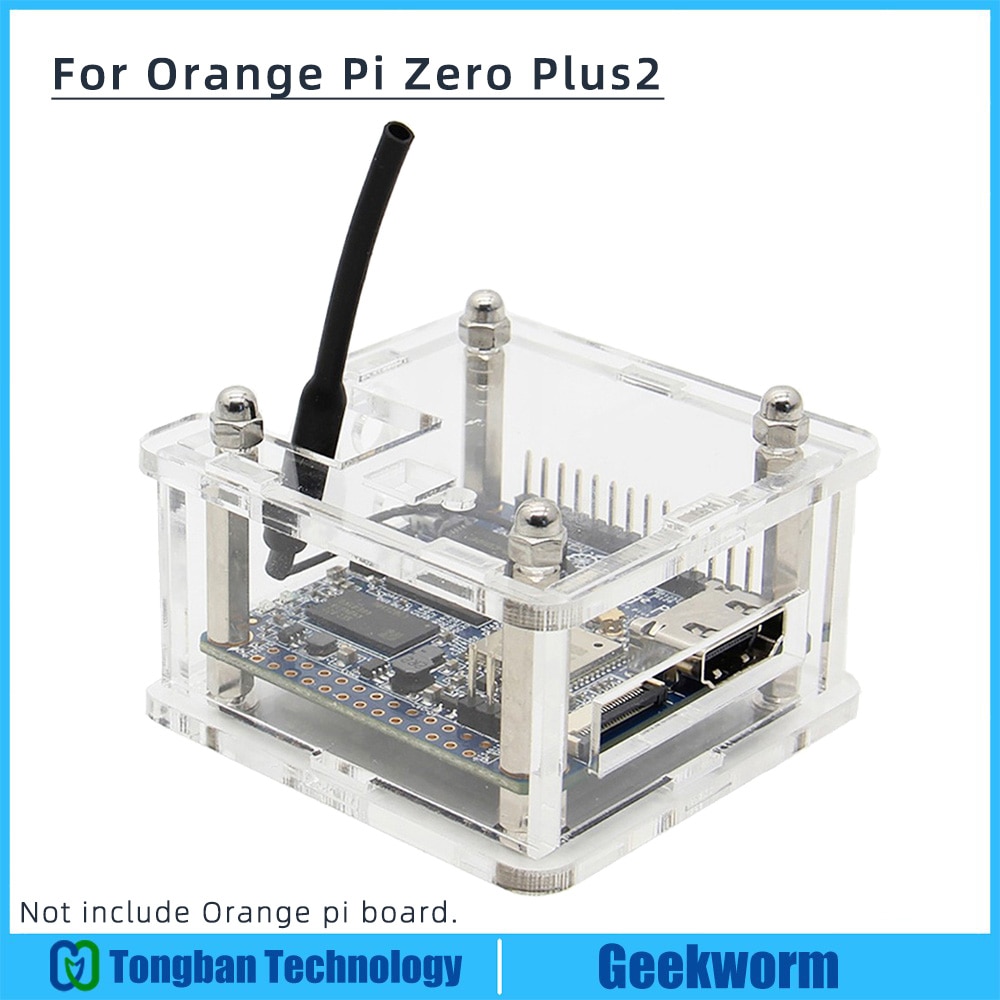 Orange Pi Zero Plus2 Acrylic Case/ Transparent Enclosure / Protective Shell Set for Orange Pi Zero Plus2 / Plus2