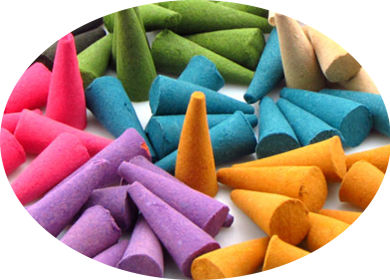 Duftlys aroma parfymekjegler spiralbrenner tårnlys velas røkelse røkelseskar komfyr ovn for hjemmekontor buddhistisk tempelbruk: Rød