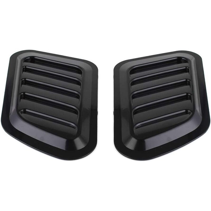 2 x ABS Car Universal Decorative Intake Scoop Turbo Bonnet Vent Cover Hood Auto: Default Title