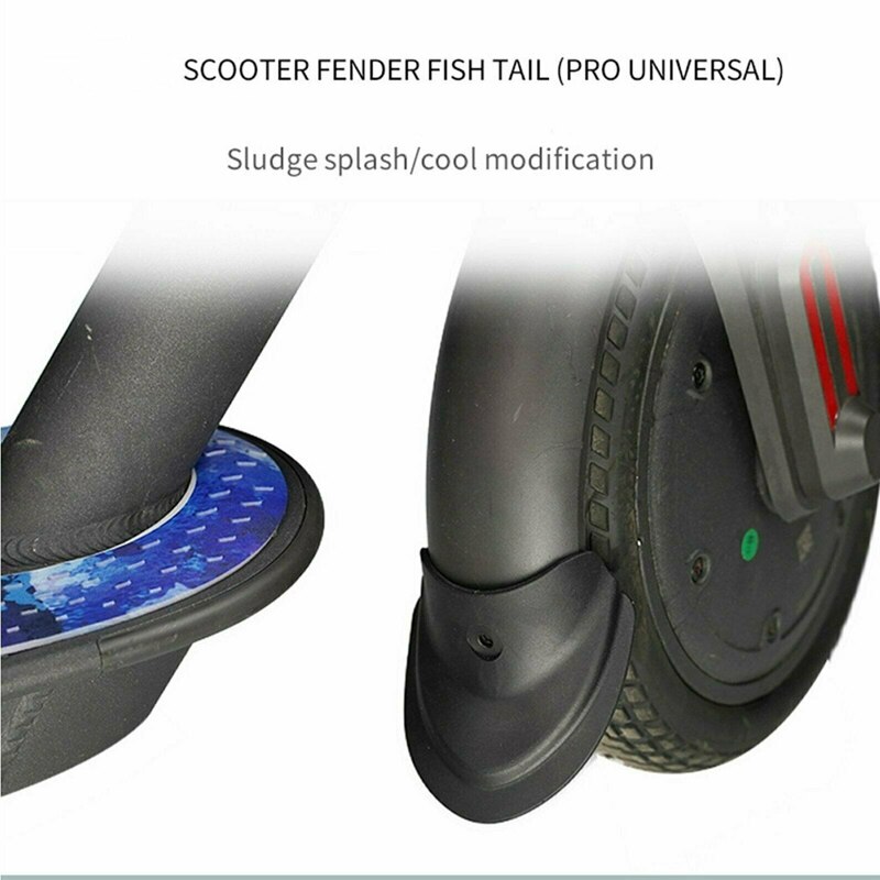 for Xiaomi Mijia M365 Electric Scooter Rear Fender Flaps Water Retaining Tail Fender Extender Tail