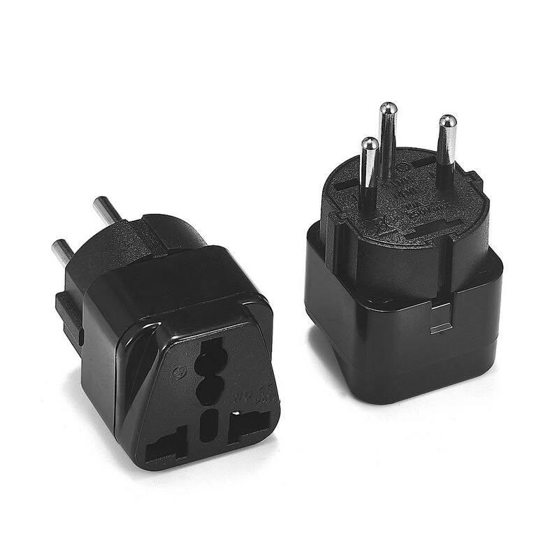 EU US AU UK To IL EG Plug Adapter European American Australian To Israel Egypt Travel Power Adapter Electrical Socket Outlet